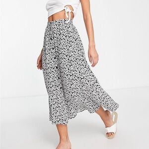 & Other Stories button down midi skirt sz 8